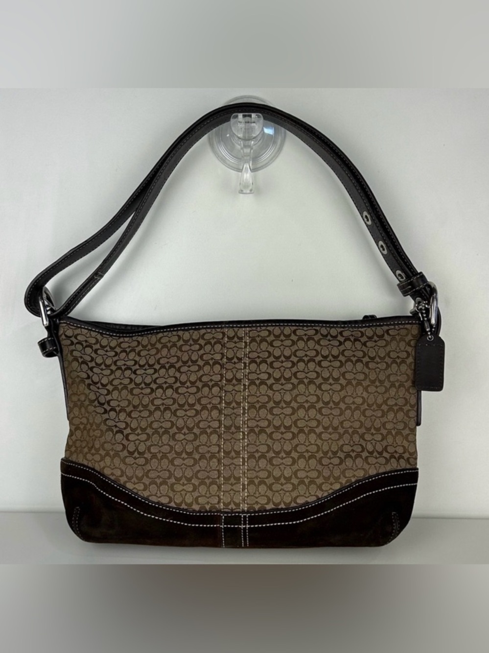 COACH VINTAGE SOHO HAMPTON SIGNATURE SHOULDER Y2K PURSE